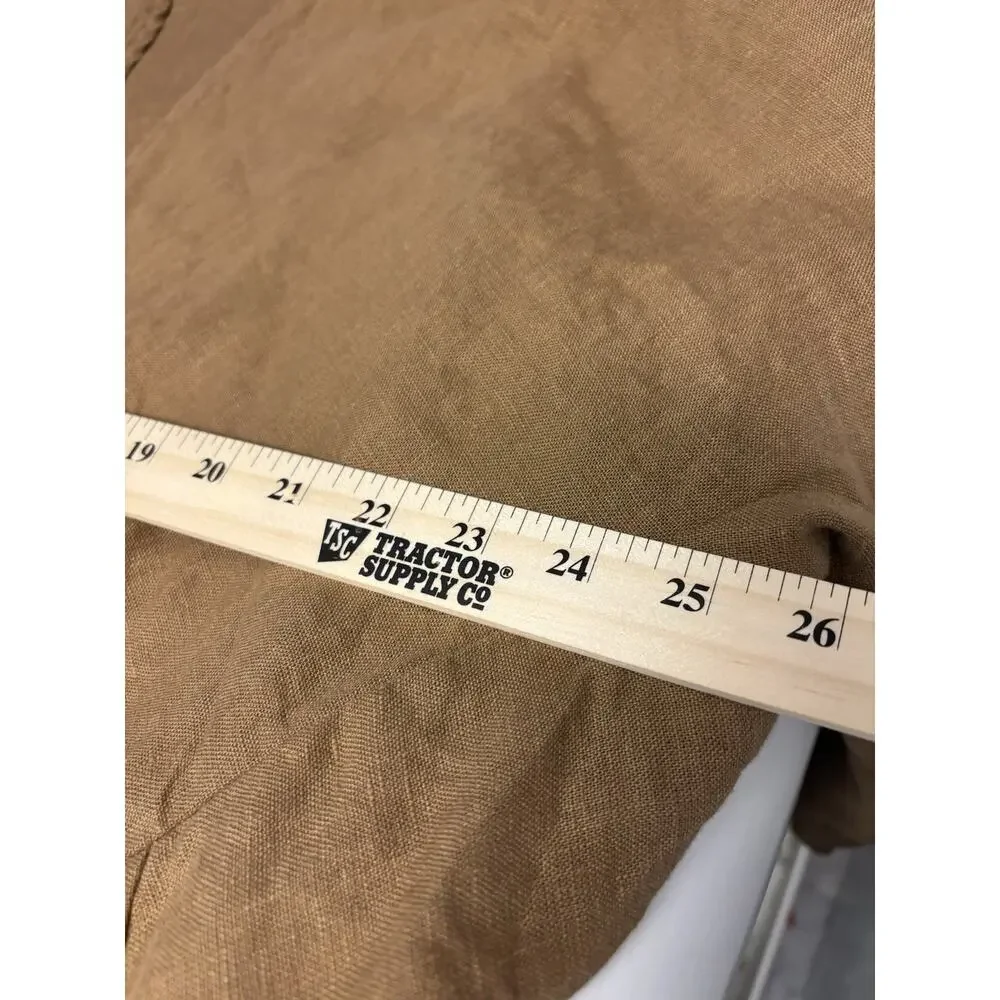 The Maybe collection Brown Linen Cardigan